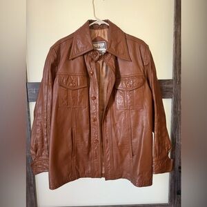 Men’s Port of Call leather jacket
